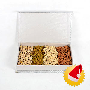 Nutritious Dry Fruits in Attractive White Box