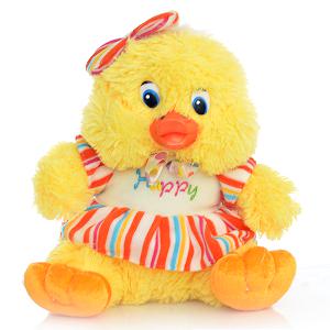 Adorable Beautiful Soft Yellow Duck Teddy