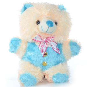 Beautiful and soft Light yellow and Light Blue teddy