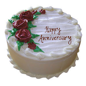 Anniversary Vanilla Cake- 1 Kg Parents