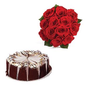 Roses & Truffle Cake (Midnight)