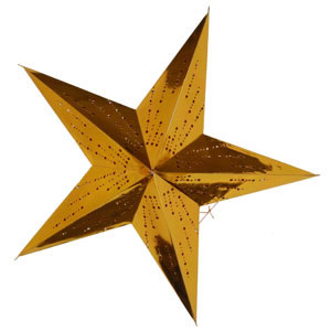 Golden X'mas Star