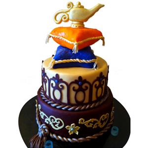 Magic lamp with a beautifully layered cake 3kg