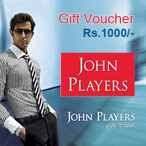John Players Gift Card ₹ 1000