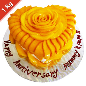 K4C Eggless Mango Cake 1 kg