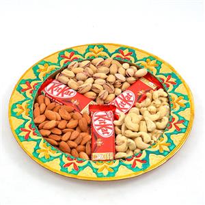 Dry Fruits and KitKat Thali