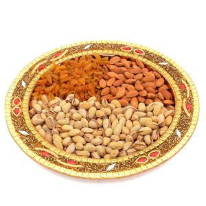 Decorated Thali of Dry Fruits