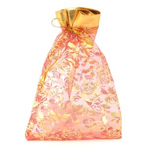 Sweet Pink Chiffon Pouch