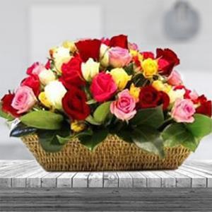 Multicoloured Basket (Midnight)