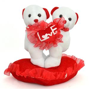 Love Red and White Teddy