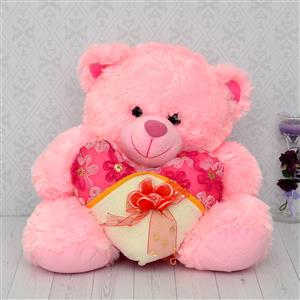 Cute Pink Fluffy Teddy