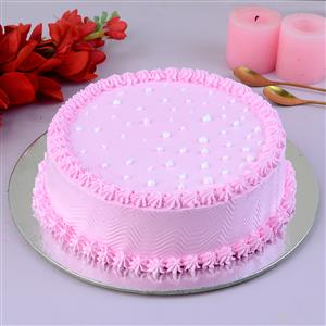 Fresh Strawberry cake 1kg - Kolkata
