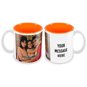 Tasteful Inner Orange Personalized Mug
