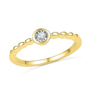 18 Kt Gold Fabulous Diamond Finger Ring