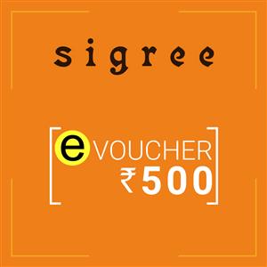 Sigree e-voucher Rs 500