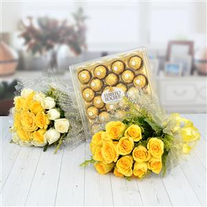 Flowers, Ferrero Rocher