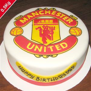 Football Fan Cake  from Bakers Den - ½ kg
