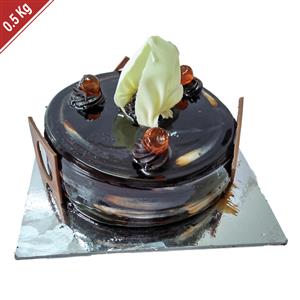 Kabhi B - Round Chocolate Cake 0.5 Kg