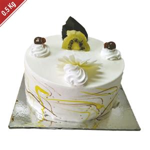 Kabhi B Round Vanila Cake 0.5 Kg