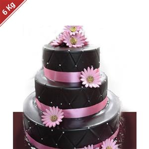 Just Bake 3 Tier Carnation Cake  - 6 Kg