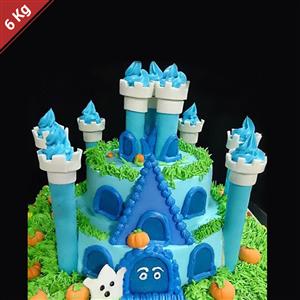 Just Bake Blue Castle Cake 6 Kg