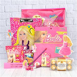 Barbie Stationery Set & Ferrero
