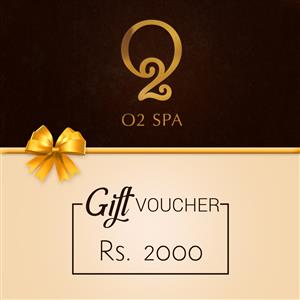 O2 Spa Gift voucher Rs. 2000
