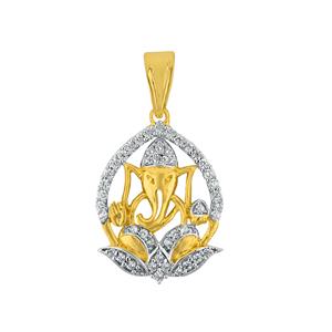 Lotus Pitambara Diamond Pendant