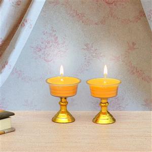 Yellow Stand Candle