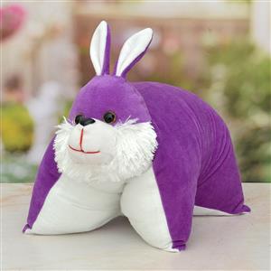 Purple Rabbit Pillow