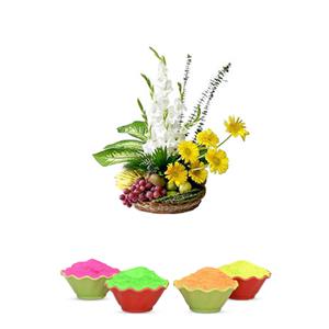 Blooming Floras with Fruits - Holi Combo