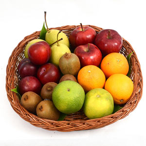 Gorgeous fruit Basket (Midnight Delivery)