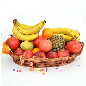 Flavoursome Basket of Fruits (Midnight Delivery)