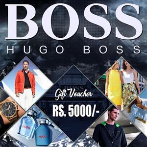 Hugo Boss E-Voucher Worth Rs 5000
