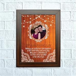 5th Ani Personalized Photo Frame