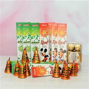 Sparklers & Flower Pots with Ferrero Rocher