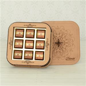Square Round Chocolates Box
