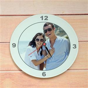 Round Personalized Photo Clock