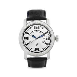 Fastrack Analog Silver Dial Watch-3021SL03