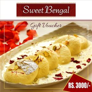 Sweet Bengal e-Voucher ₹ 3000