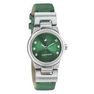 Fastrack Green Dial Watch-6114SL04