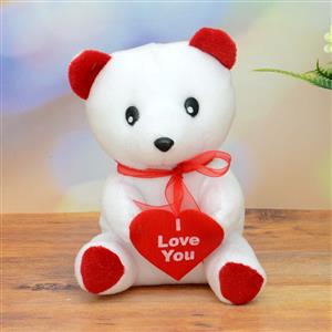 Red & White Small Love Teddy