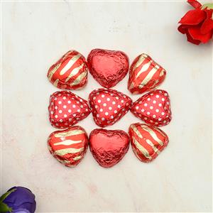 Heart Shape Handmade Chocolate 9 Pcs