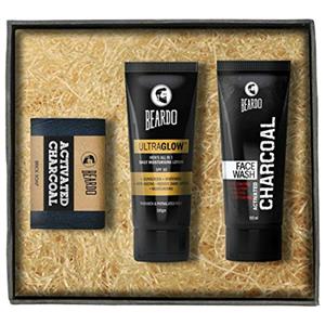 Beardo Activated Charcoal Soap, FaceWash, Lotion