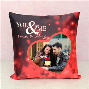 You & Me Personalized Love Pillow