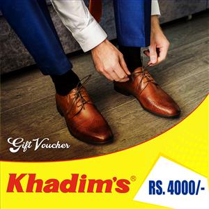 Khadims Gift Voucher Worth Rs 4000