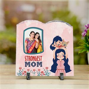Strongest Mom Personalized Rock