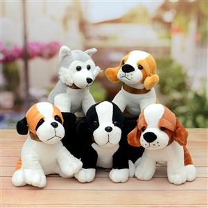 Cute 5 Set of Soft Toy Dogs