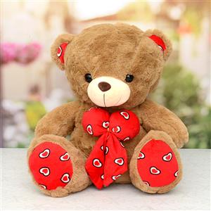 Brown & Red Teddy Bear