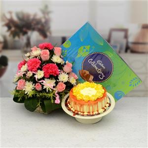 Cake, Flower & Chocolate